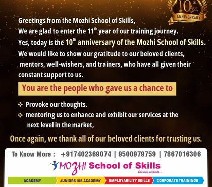 Outsourcing services Madurai - Photos for Mozhi Public Speaking Training in Madurai