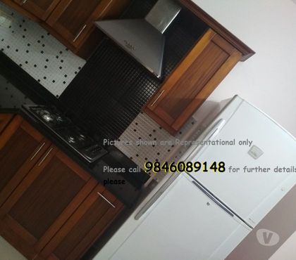 houses for rent Kochi - Photos for Luxury 3bhk FLAT Fully Furnished with AC PANAMPILLY NAGAR ka