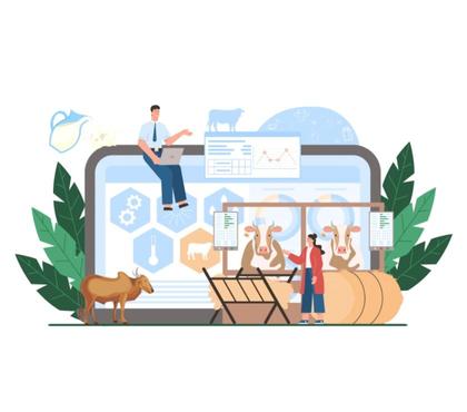 Outsourcing services Noida - Photos for Dairy business management tool | Dairykhata