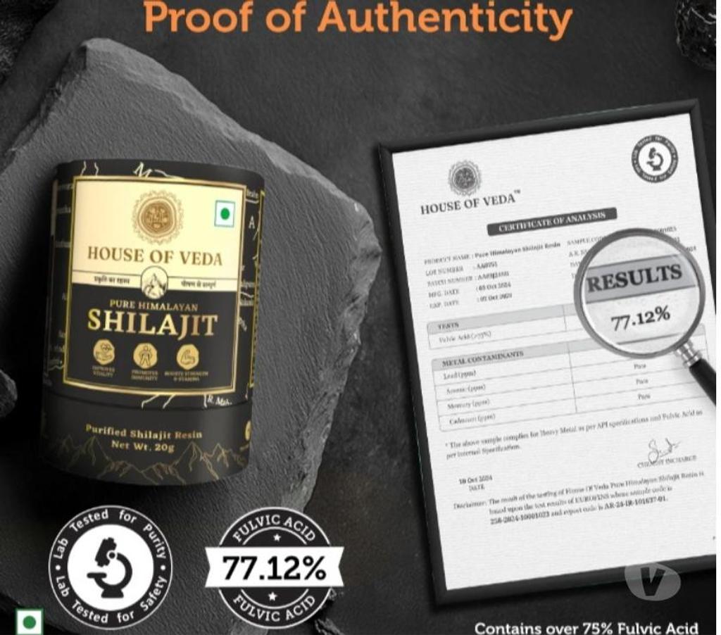 Well-being services Ludhiana - Photos for House Of Veda - Pure Himalayan Shilajit Resin - 20g veg