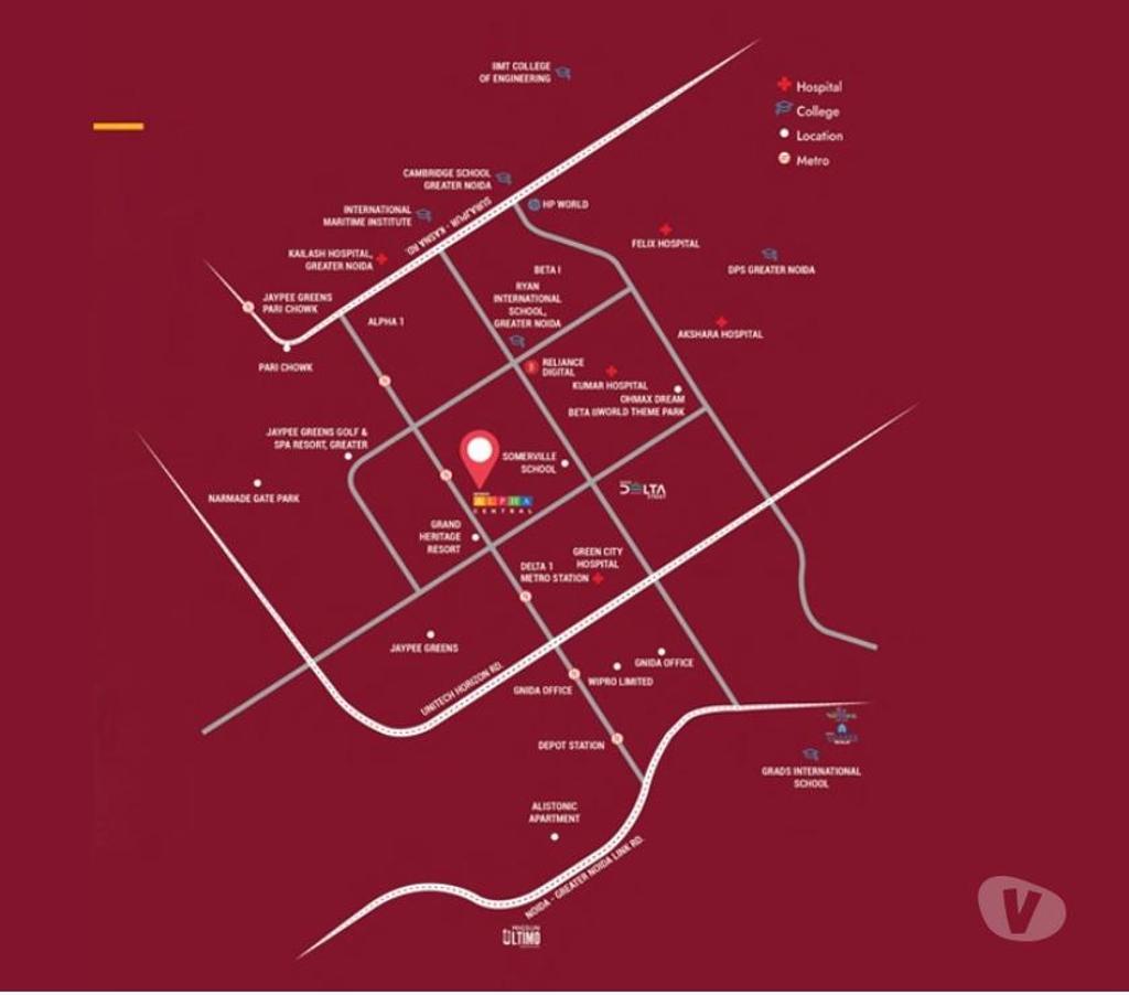Houses & Flats for sale Ghaziabad - Photos for Migsun Alpha Central | Studio Apartments in Greater Noida