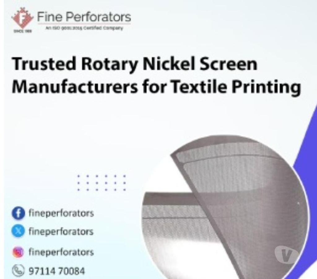 Other Services New Delhi - Photos for Rotary Nickel Screen Manufacturers for Textile Printing