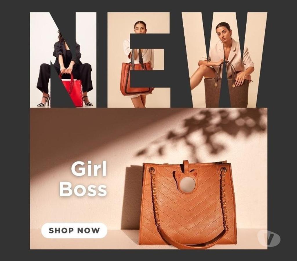 Buy & Sell Clothes Mumbai - Photos for GirlBoss Vegan Leather Tote Bags - Luxe & Ethical