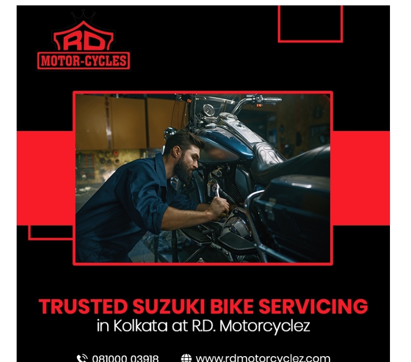 Trusted Suzuki Bike Servicing in Kolkata at R.D. Motorcyclez