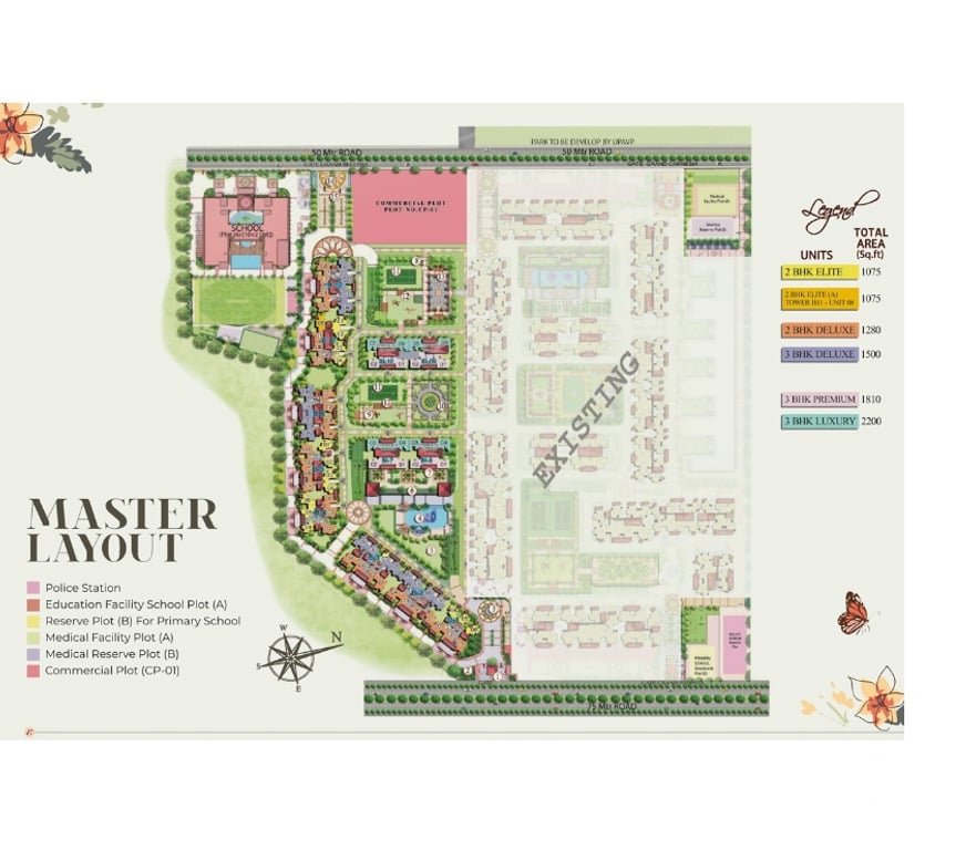Houses & Flats for sale Ghaziabad - Photos for Prateek Grand Begonia | 3 BHK Apartments in Siddharth Vihar