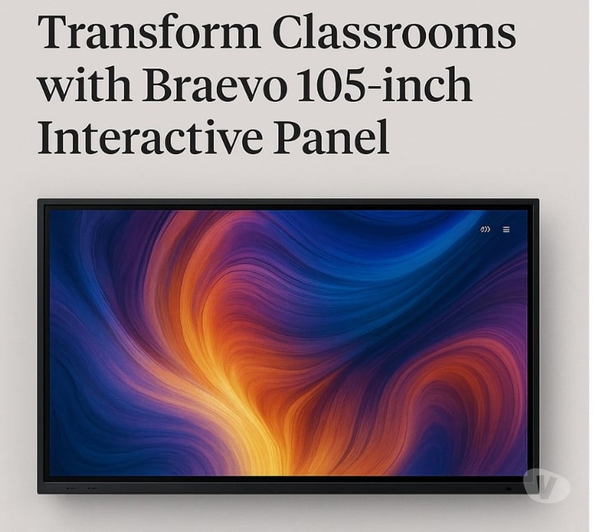 Camera for sale New Delhi - Photos for Boost Office Meetings with Braevo 105-inch Smart Panel