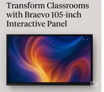 Boost Office Meetings with Braevo 105-inch Smart Panel