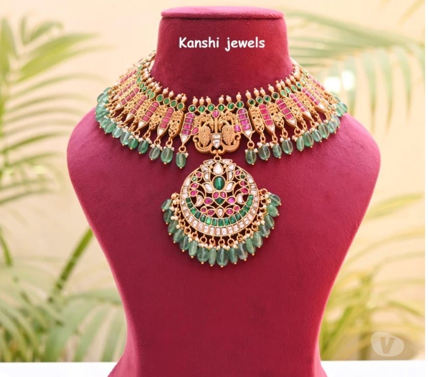 Fashion accessories Jaipur - Photos for Regal Radiance: Exquisite Jadau Kundan Haram by Kanshi Jewel