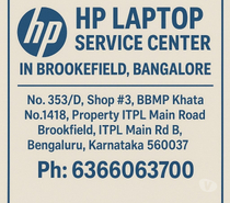HP Laptop Service Center in Brookefield, Bangalore