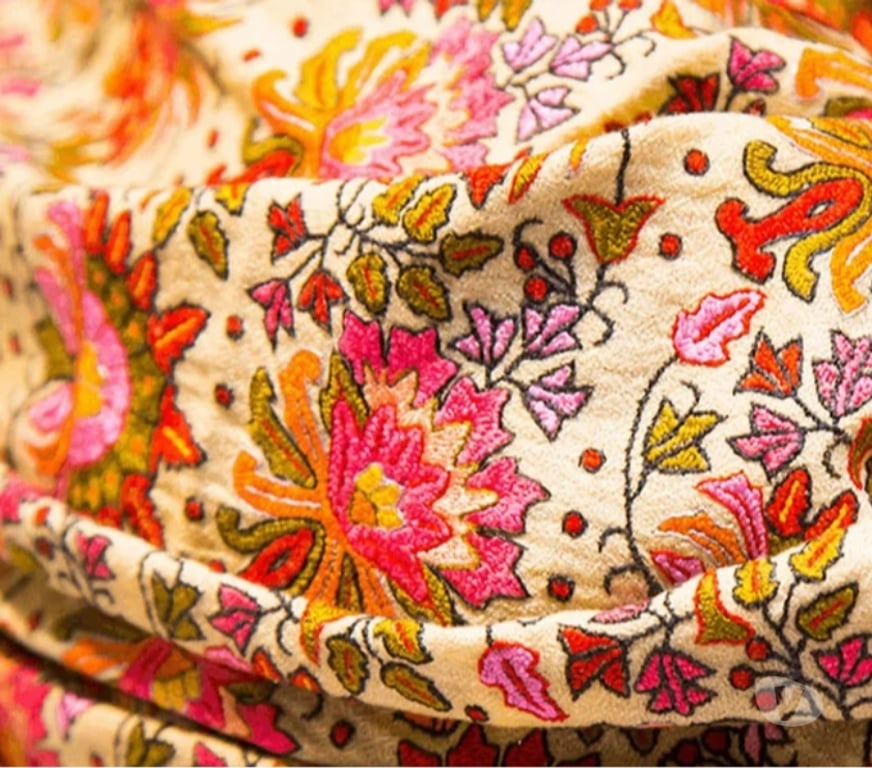 Buy & Sell Clothes Noida - Photos for Hand Embroidered pashmina kani shawls Kashmi