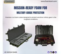 Custom Foam Fabrication for Defence Protection - foamkart