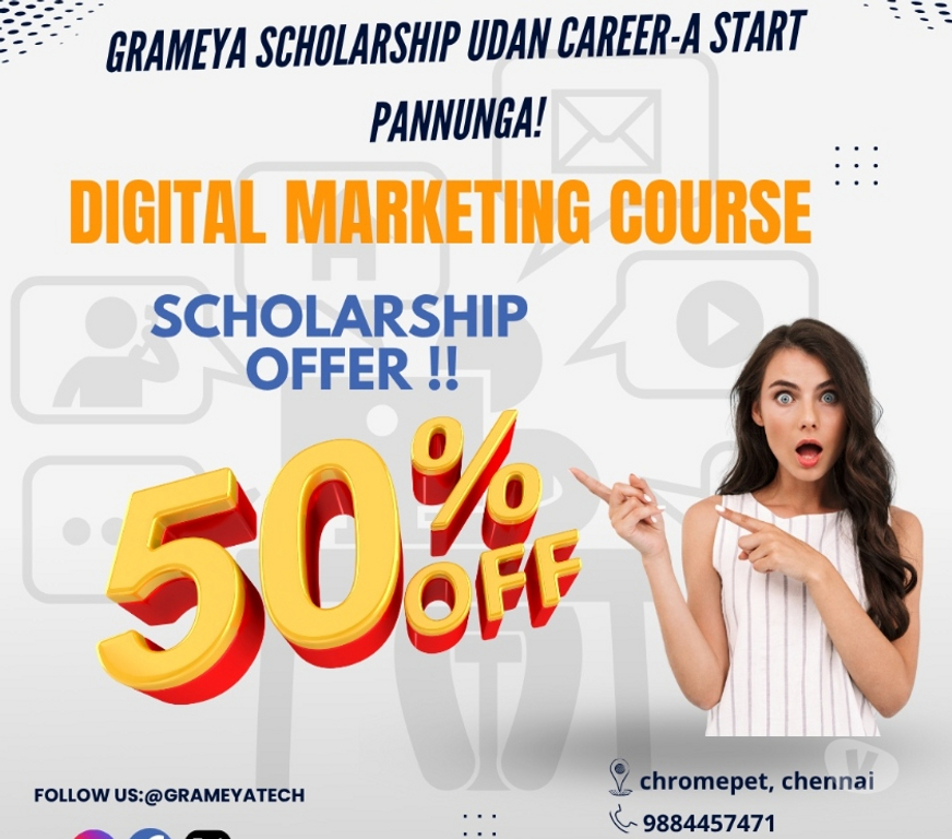 Professional Training Chennai - Photos for Scholarship Alert! Learn Digital Marketing & Get Certified