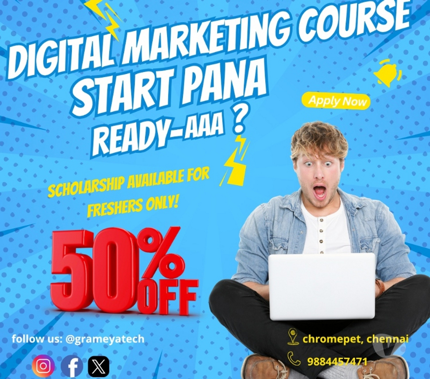 Professional Training Chennai - Photos for "Become a Pro in SEO & SMM with Scholarship Support!"