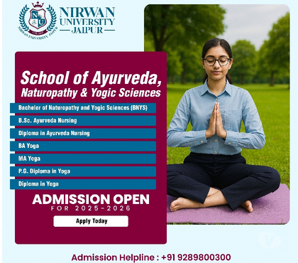 Higher education - Photos for Admission Open – MA in Yoga at Nirwan University Jaipur