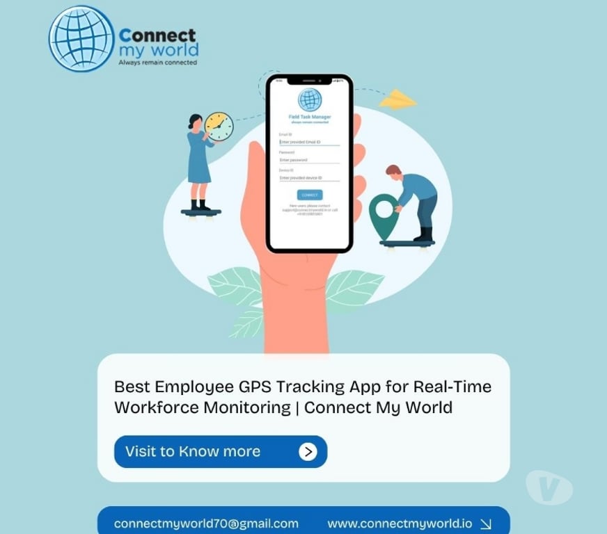 Web services Ahmedabad - Photos for Best Employee GPS Tracking App for Real-Time Tracking