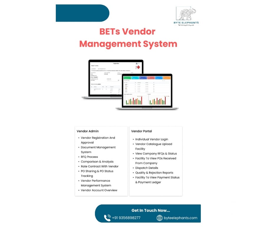 Web services Nashik - Photos for BETs Vendor Management System