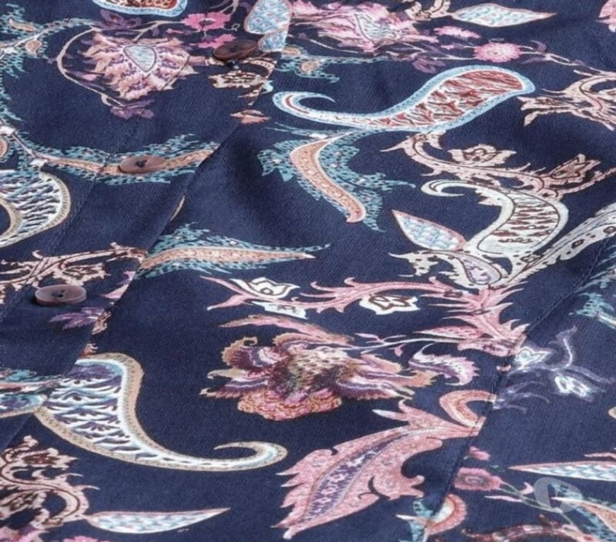 Buy & Sell Clothes Kolkata - Photos for Blue Floral Printed Short Kurta