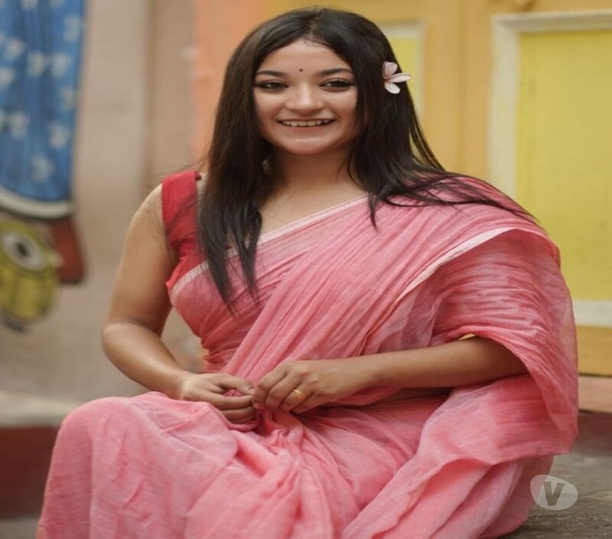 Buy & Sell Clothes Kolkata - Photos for Light Pink Solid Malmal Cotton Saree