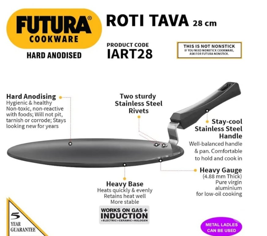 Buy & Sell home appliances Pune - Photos for Brand new Hawkins futura hard anodised tawa