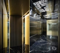 Interiors with Modern Lift Cabin Designs for Home