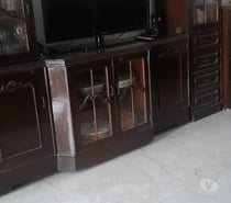 BEAUTIFUL WALLUNIT With glass shelves for Drawing room b