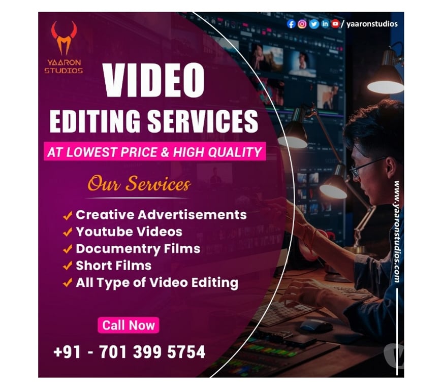 Other Services Hyderabad - Photos for Yaaron Studios - Video Editing and Dubbing Studio