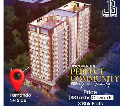 apartments for sale - Photos for 3 BHK Flats For Sale
