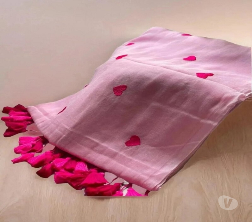 Buy & Sell Clothes Kolkata - Photos for Elegant Pure Buta Mulmul Cotton Sarees