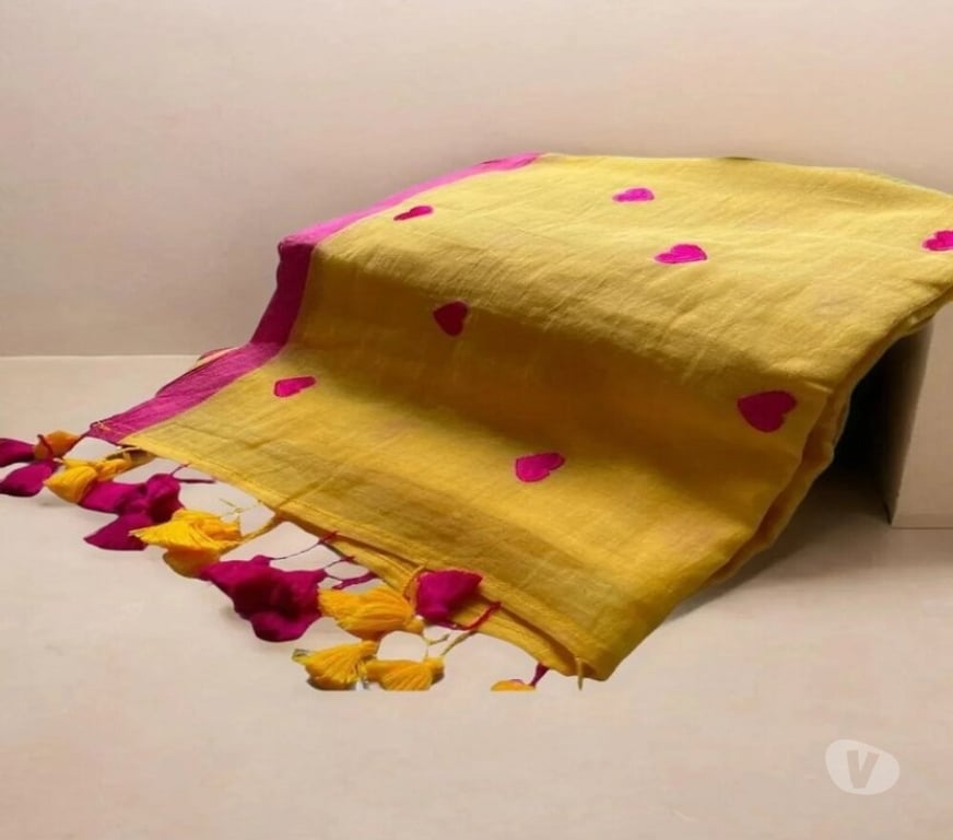 Buy & Sell Clothes Kolkata - Photos for Elegant Pure Buta Mulmul Cotton Sarees