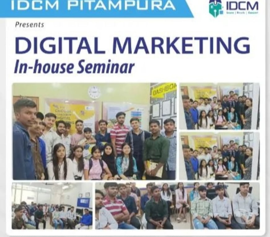 Professional Training Delhi - Photos for Best Digital Marketing Academy in Delhi | IDCM Pitamputra
