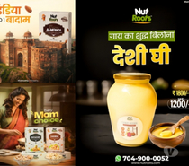 NutRoots, a 100% premium brand of dry fruits and Desi Ghee.