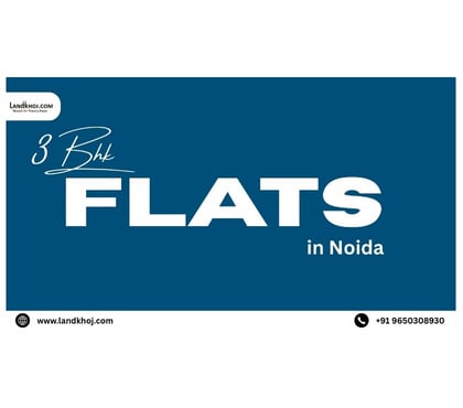 houses for sale - Photos for Landkhoj – Explore 3BHK Flats in Noida