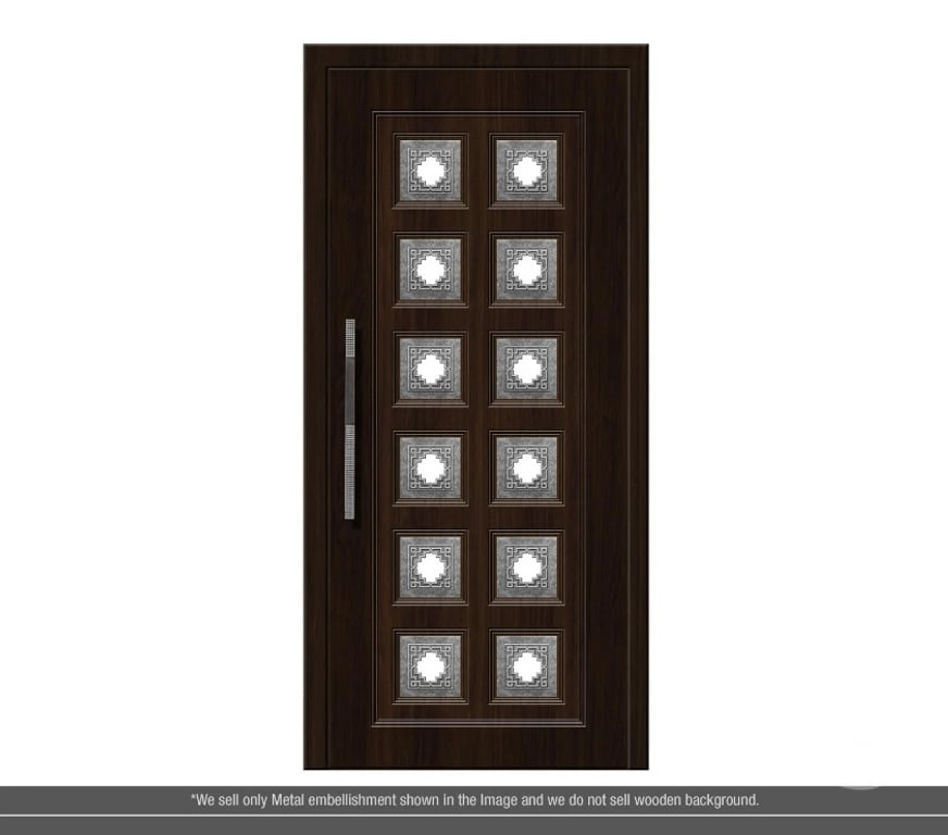 Renovation services Chennai - Photos for Handcrafted Brass Bell Door Design for Mandir