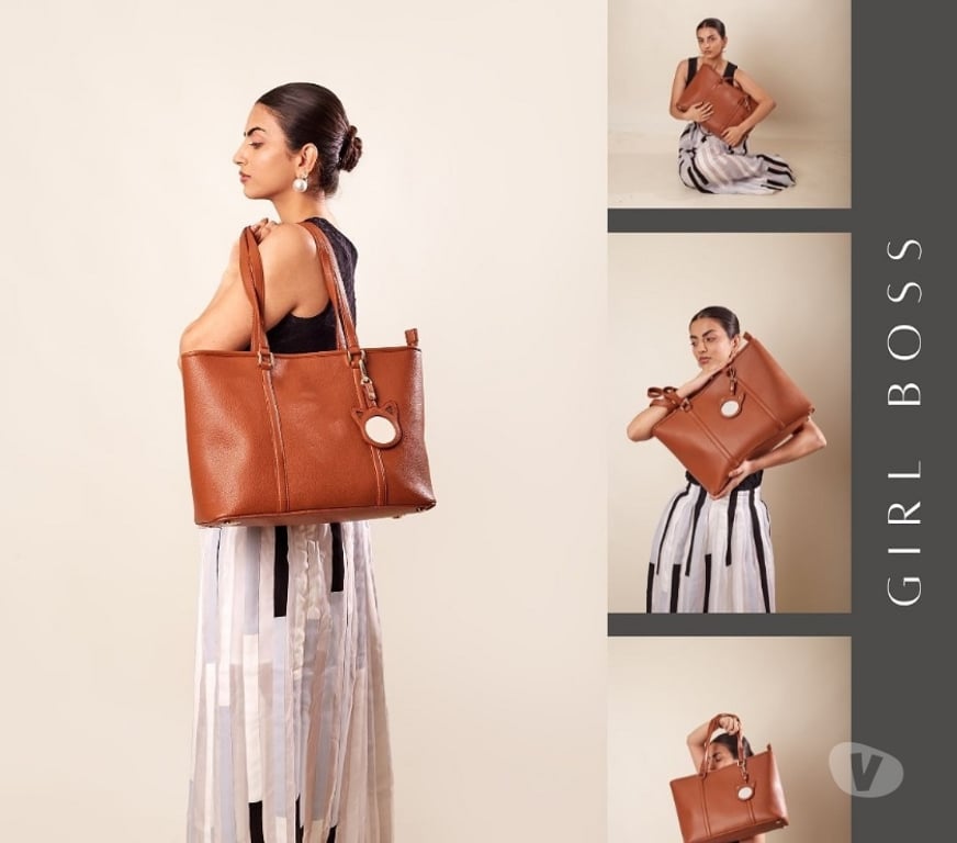 Buy & Sell Clothes Mumbai - Photos for Buy Branded Leather Tote Bags Online | Oddcat Tote Bags