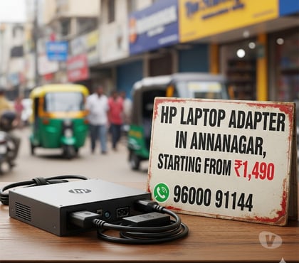 Computer services - Photos for HP Laptop Adapter Price in Annanagar Starting at ₹1,490